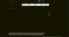 Desktop Screenshot of playgolfkelowna.com